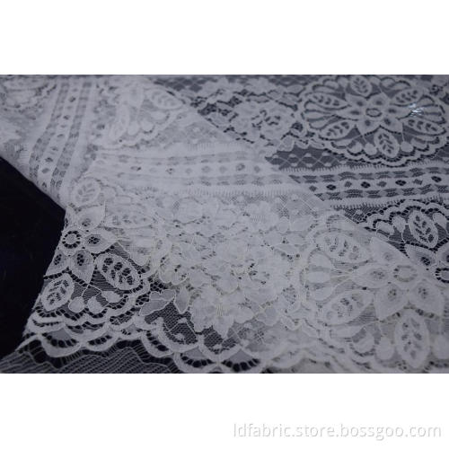 Hot Sale Nylon Rayon Baumwolle Cord Lace
